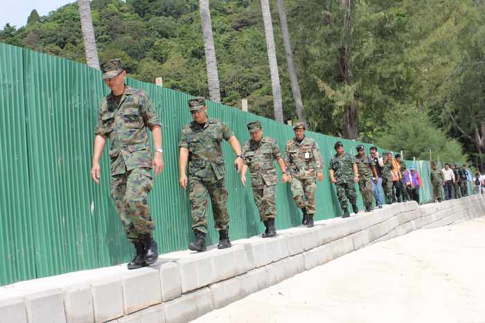 Phuket says goodbye to more illegal beach structures