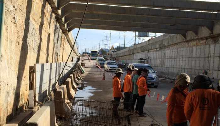 Phuket’s first underpass opens as construction continues