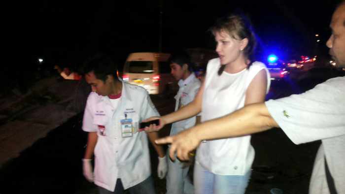 Over easy: Russian flips BMW in Phuket