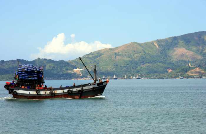 Myanmar fishing boat slaves freed north of Phuket, return home