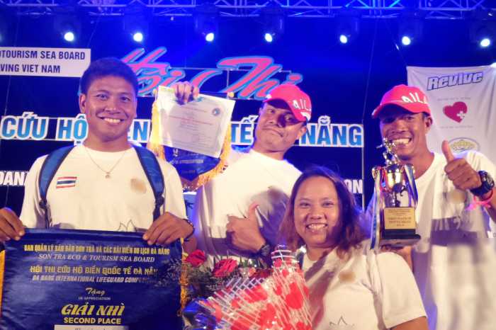 Phuket lifeguards bring home gold from Vietnam