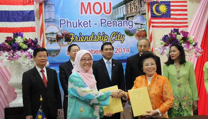 Phuket and Penang become twin cities