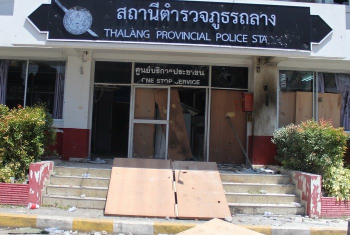 Phuket riot damage totals more than B6mn