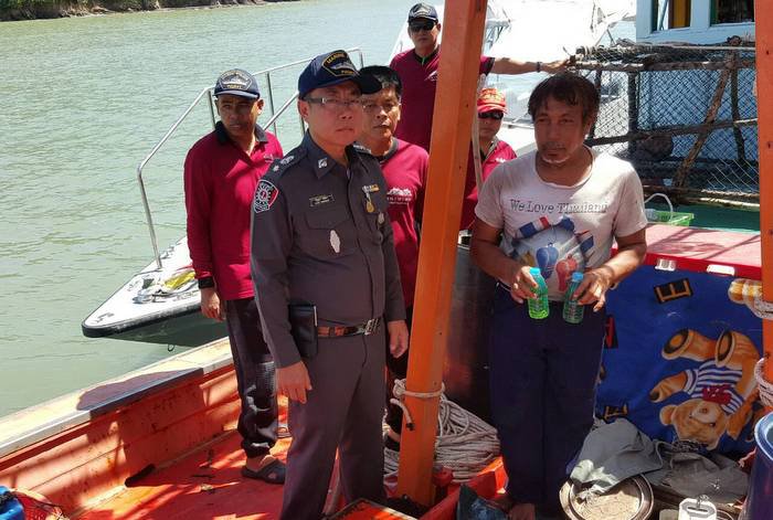 Oil smuggler busted in Phuket waters