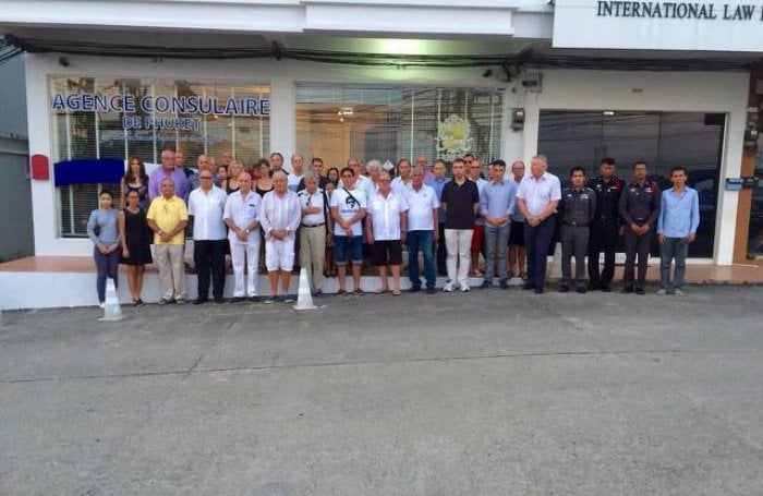 Moment of silence observed at Phuket French Consulate