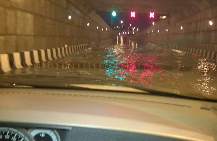 Debris to blame for underpass flooding