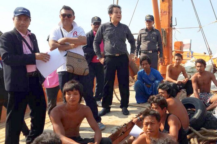 Phuket fishing boat raid nets Myanmar illegals in human trafficking raid