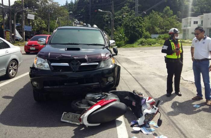 British national dies in Patong Hill crash