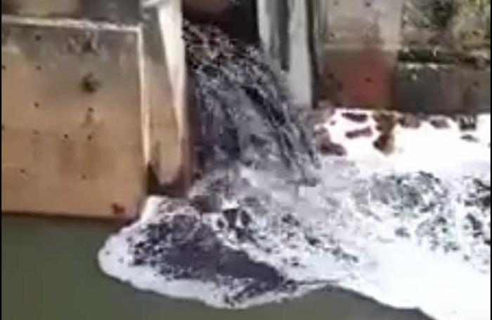 Officials confirm raw, stinking wastewater in Samkong canal