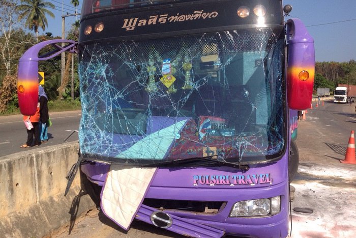 Danish tourist, 70, injured in Krabi bus crash