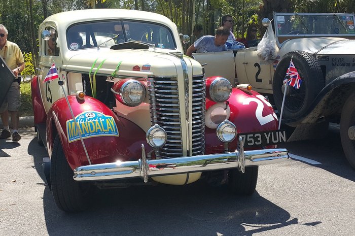 Classic car rally takes the road to Mandalay