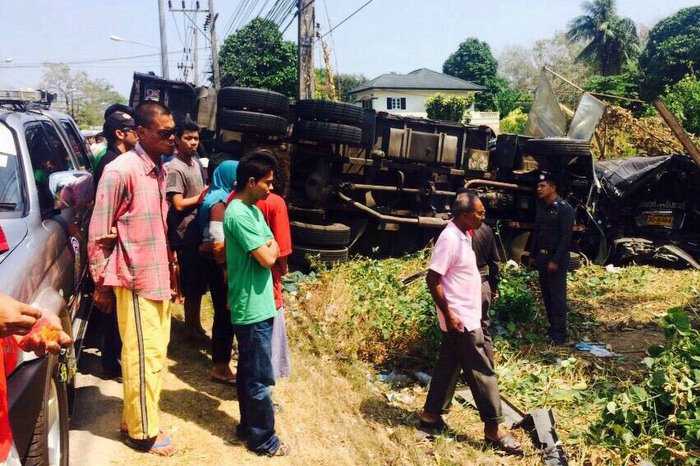 Video: One killed, three injured in Phuket multiple-vehicle crash