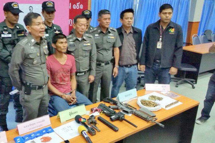 Police nail Phuket drug dealer with weapons of war (video)