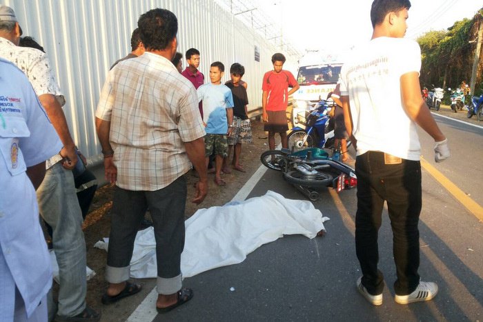 Motorcyclist dies in collision on “shortcut’ to Phuket Airport