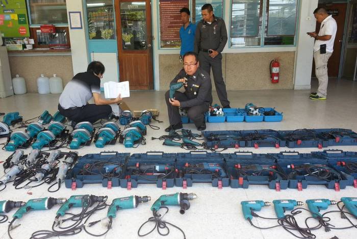 Teen nabbed for selling illegally imported power tools in Phuket Town