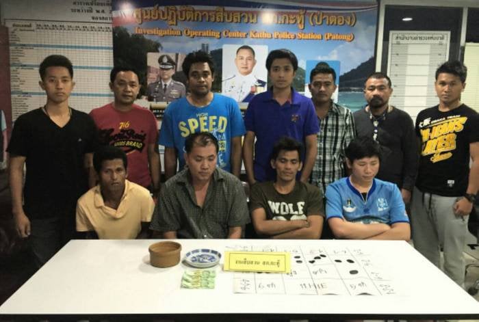 Illegal alien caught in Phuket gambling raid