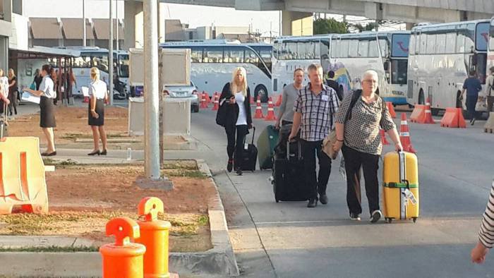 Charter-flight passengers forced to hike at Phuket airport