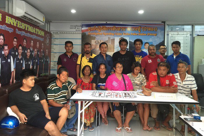 Eight Thais, one illegal alien caught in Phuket gambling raid