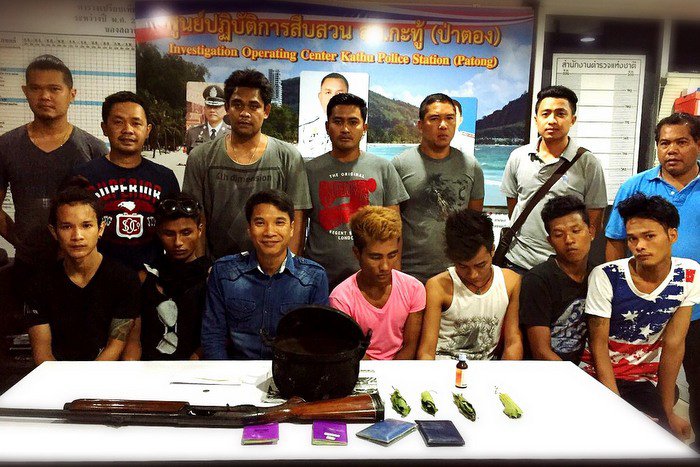 Shotgun, drugs seized in pre-Songkran raids