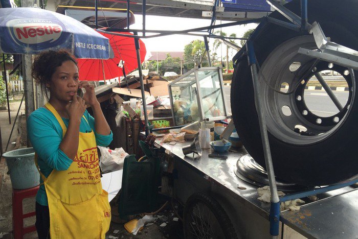 Officials call for strict vehicle checks after bus tyre takes out noodle stand