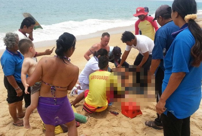 Epileptic crabber drowns on the hunt in Phuket