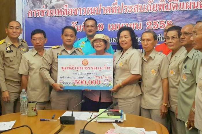 Phuket donations roll in to aid Nepal earthquake victims