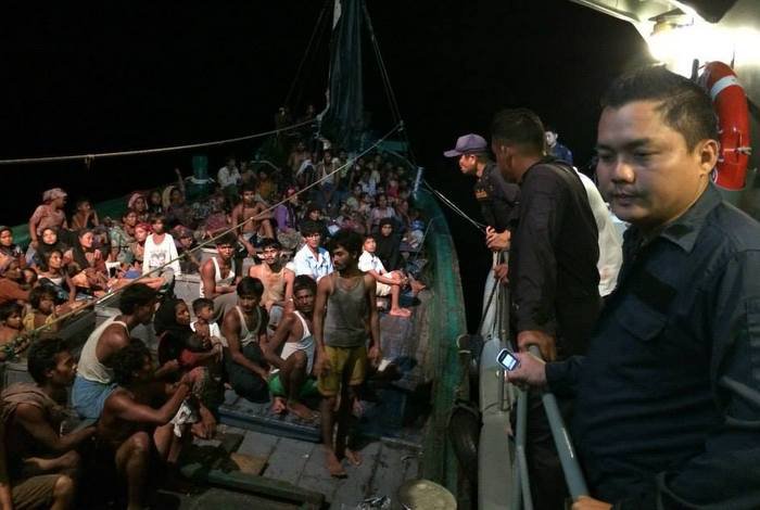 Ghost boat of starving Rohingya recovered, replenished, returned to sea