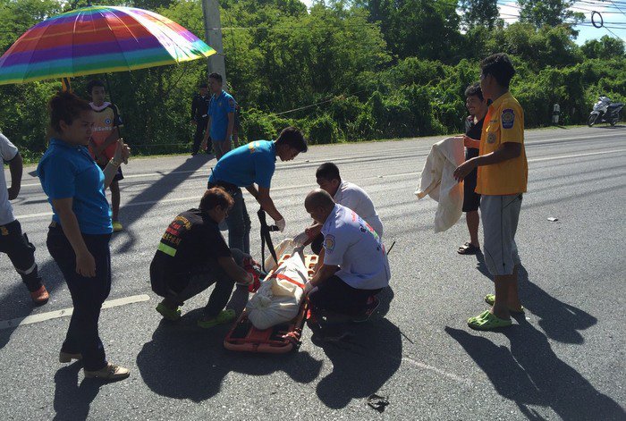 Woman killed crossing Phuket road