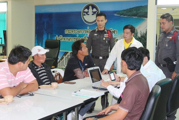 Illegal Thai tour guides busted in Phuket