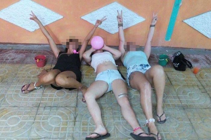 Pics of Phi Phi tourists allegedly huffing gas go viral