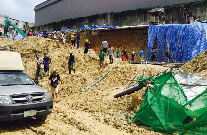 Construction worker killed in Patong landslide