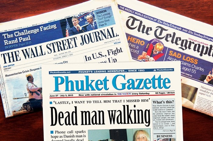 Phuket Gazette re-designs to go national