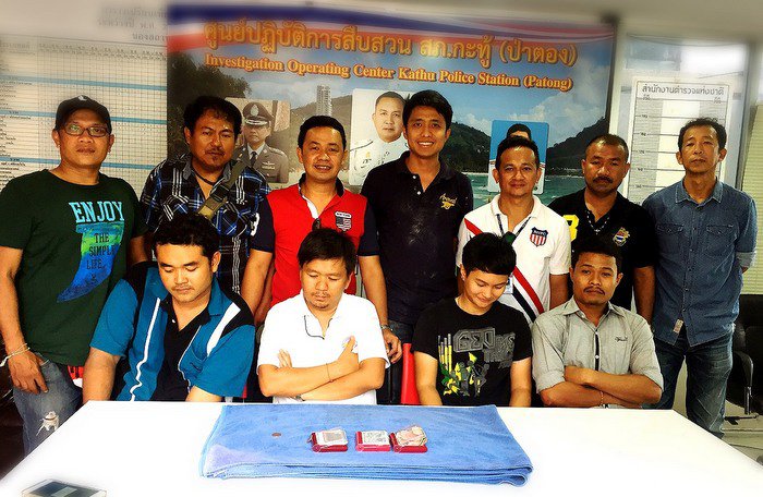 Four Phuket taxi drivers arrested for gambling