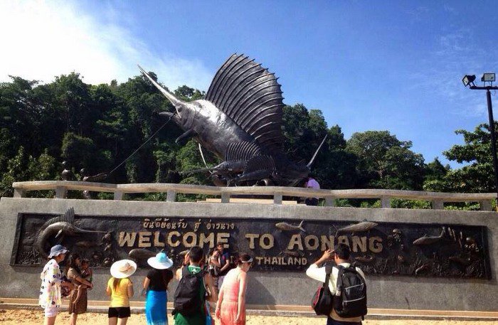 Ao Nang erects multi-million-baht fish statue