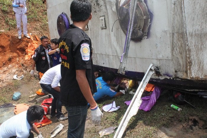 Seriously injured Chinese tourists remain in hospital after bus crash