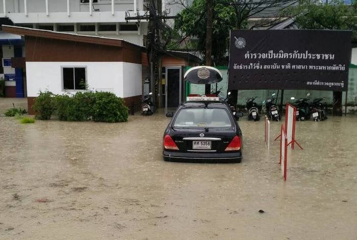 Patong Police in deep water, must assess damage