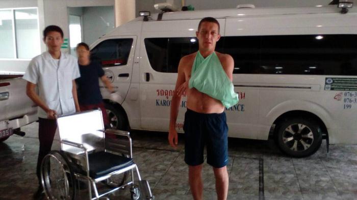 Russian swimmer dashed against rocks at Karon Beach