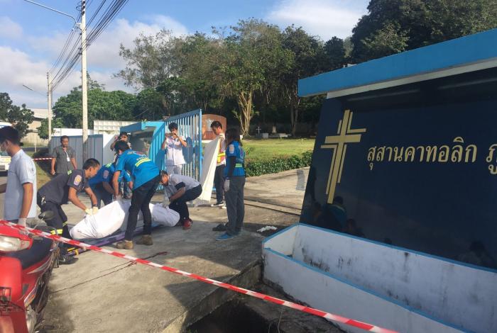 Man crushed to death at Phuket graveyard