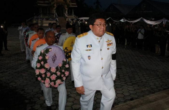 Royal wreath ceremony held to honor fallen Phuket soldier