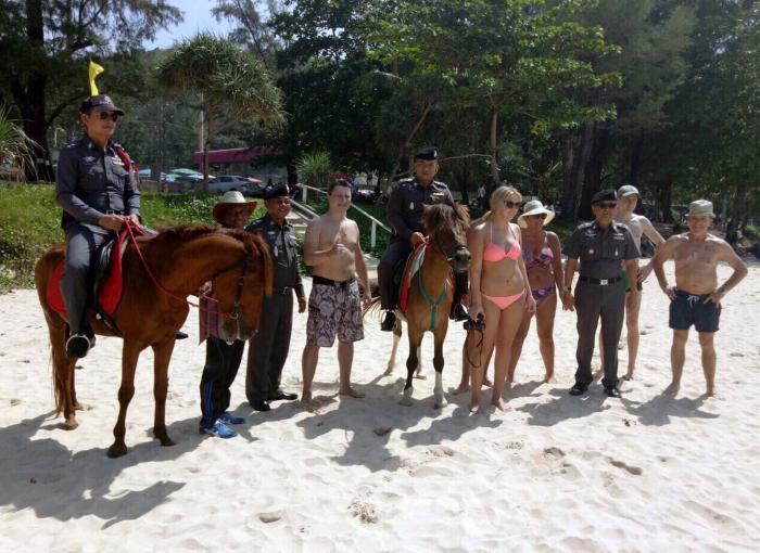 Police pony patrol trial trotted out at Surin Beach