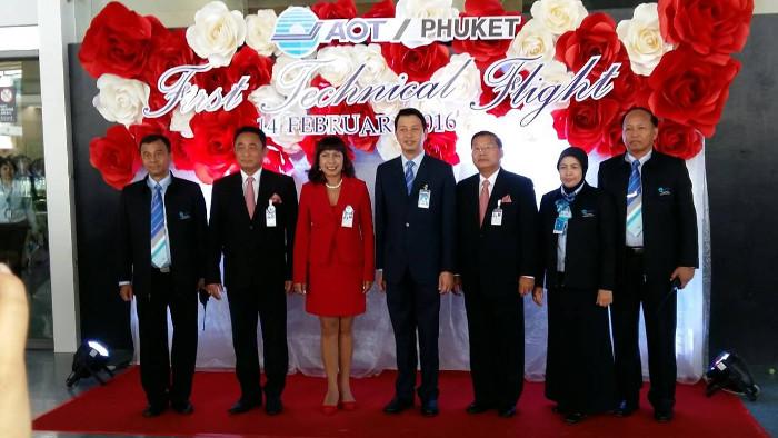 First technical flight arrives at Phuket Airport’s new terminal