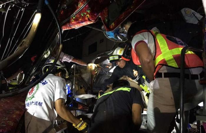 One dead, 17 injured in another Patong Hill bus crash