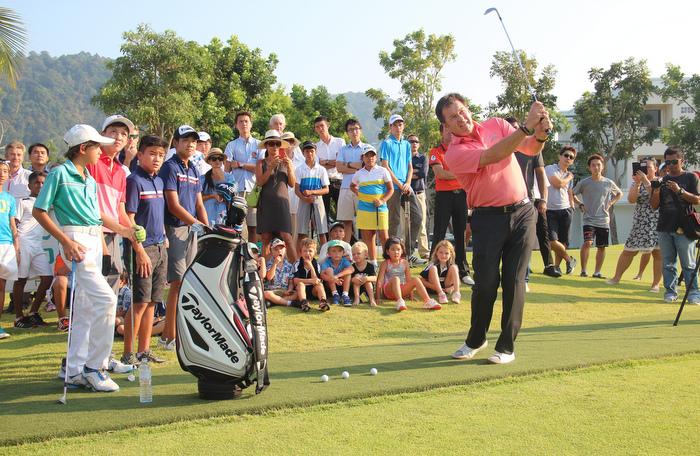 Sir Nick Faldo formally opens new BISP Golf Center