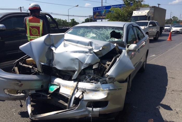 BREAKING NEWS: One dead, three injured in Phuket taxi crash