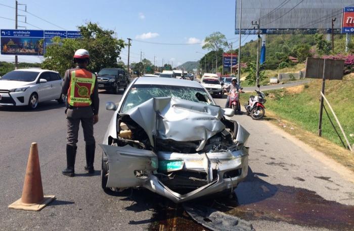 Taxi passengers recovering after fatal crash on Phuket bypass road