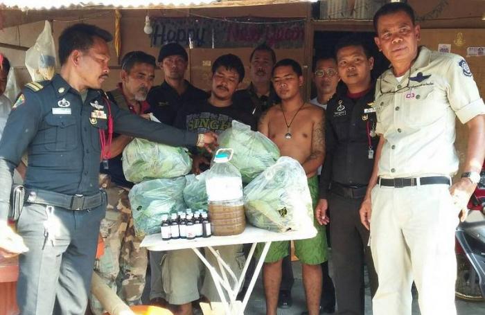 Kratom dealers busted in Krabi raid