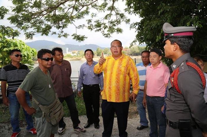 Work underway to fix B400k damage to Chalong road caused by water trucks