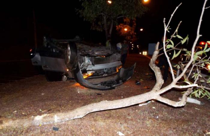 Miracle escape for family of four in Phuket car-flip horror