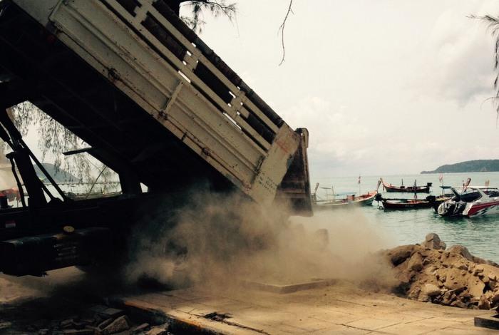 Rawai sea wall shored up after collapse
