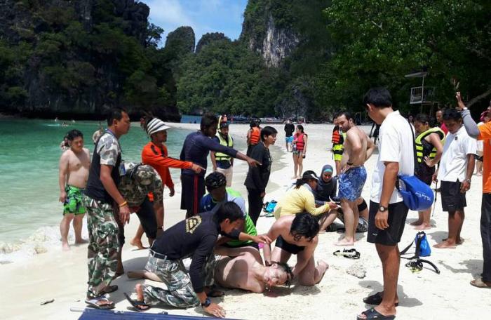 Tourist in ICU after snorkelling mishap